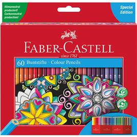 FABER-CASTELL Lápis de Cor Special Edition, Corpo Hexagonal, Minas de Várias Cores