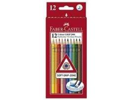 Lápis de Cor FABER-CASTELL Pack de 12 Unidades