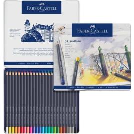 Faber Castell - Cx.24 Lápis de Cor Goldfaber
