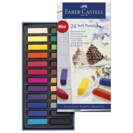 FABER-CASTELL Barras de Pastel Macio Mini, Embalagens de 24 Unidades