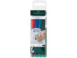 Canetas de Gel FABER Multimark 4 Unidades