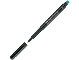 Marcador FABER-CASTELL Permanente Multimark Ponta Média Preto (Ponta de 1 mm)