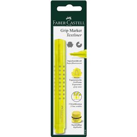 FABER-CASTELL Marcador Textliner, Ponta Biselada 5 mm, Tecnologia de tinta líquida, Amarelo Florescente