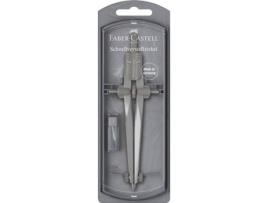 Compasso FABER-CASTELL Estojo Desenho (Prateado)