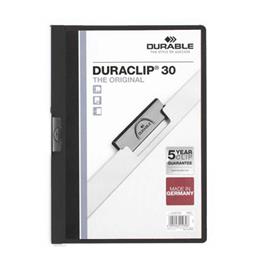 Dossier Durable Duraclip A4 30 Folhas Preto