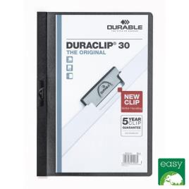 Classificador com Clip Duraclip 30 Preto