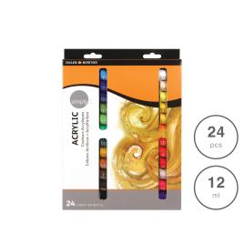 TINTA ACRILICA 12ML 24 CORES 126500024