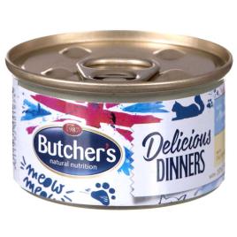 Butcher´s Classic Delicious Dinners Mousse Tuna And Marine Fish 85g Wet Cat Food