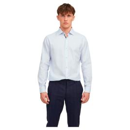 Jack & Jones Blaroyal Detail Long Sleeve Shirt Branco XL Homem