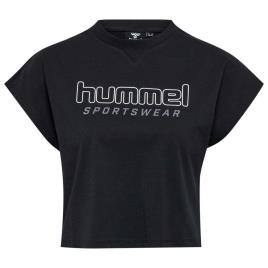 Hummel June Short Sleeve T-shirt Negro S Mujer