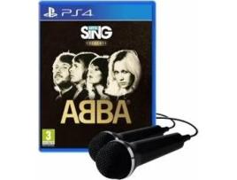 Pré-venda Jogo PS4 Let's Sing Abba + 2 Microfones