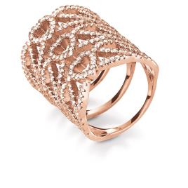 Folli Follie 3r15s068rc-54 Ring  54 Mulher