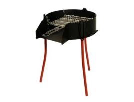 Barbacoa rustica multiusos ø 60 cm. valida para carbon, leña y paelleros.