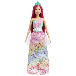 Barbie Rubia Princess With Pink Crown Doll