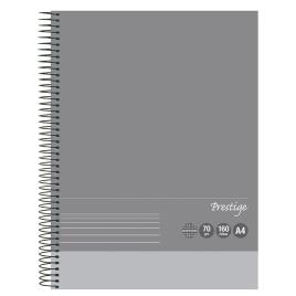 Staples Caderno Espiral, A4, 160 Folhas, Quadriculadas, Capa Dura