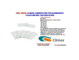 Climax  cubrefiltro policarbonato 110 x 55 ref 2201099101000