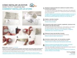 Estore de Rolo HAPPYSTOR Impressão Digital Cozinha HSCC82794 100x180 cm