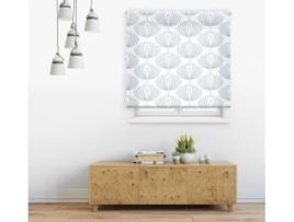 Estore de Rolo HAPPYSTOR Acacia Impressão Digital Gostar Hueso-Azul 115x250 cm
