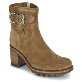 Freelance  Botins JUSTY 7 SMALL GERO BUCKLE  Castanho Disponível em tamanho para senhora. 37,38,39,40.Mulher > Sapatos > Botins