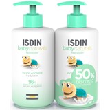Isdin Babynaturals Loção Corporal Hidratante 2x400 mL 50% Desconto 2ª Unidad