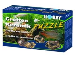 Adorno para Peixes HOBBY Grotten cabeças de 1 kg.