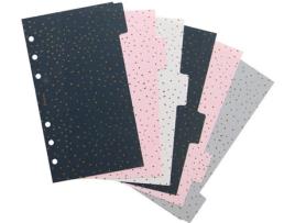 Separadores FILOFAX Personal  Confetti  (Multicor)