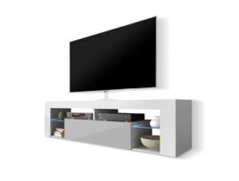 Móvel de TV TV SELSEY Bianko Branco, Cinzento (140 x 50.5 x 35)