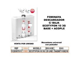 Fominaya descargador c-baja ecotyfon 10 3g base+acopl 0129307011