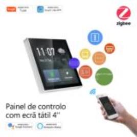 Painel de Controlo Tuya Com Ecrã Tátil 4''