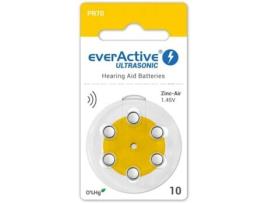 Conjunto de 60 Pilhas EVERACTIVE  para Aparelho Auditivo PA10