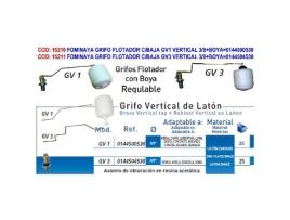 Fominaya grifo flotador c-baja gv1 vertical 3-8+boya 0144500530