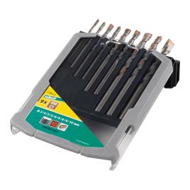 CONJUNTO DE BROCAS ESPECIAIS PARA CONCRETO CT 9 PEÇAS Ø 3-10 7109000 WOLFCRAFT - WOLFCRAFT