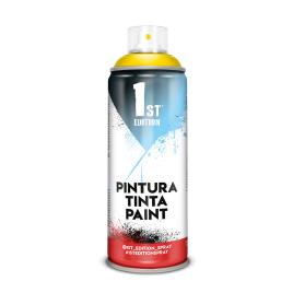 TINTA EM SPRAY 1ST EDITION 520cc / 300ml MATE AMARELO CANARIO REF.643 - 1ST EDITION