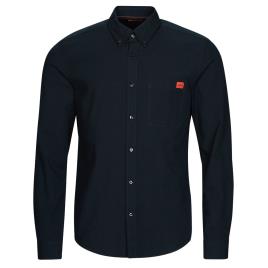 HUGO  Camisas mangas comprida Evito  Preto Disponível em tamanho para homem. S,M,L,XL.Homem > Roupas > Camisas mangas compridas