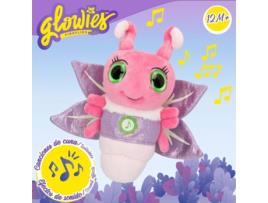 Glowies Plush com luz e som para dormir rosa