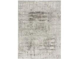 Alfombra abstracta - ATTICGO - Smoothy - Plata, 135X190 cm