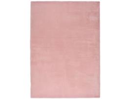 Alfombra lisa tacto suave - ATTICGO - Kristel - Rosa, 190X290 cm