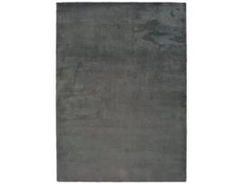 Alfombra lisa tacto suave - ATTICGO - Kristel - Gris, 160X230 cm