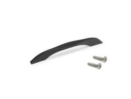 Tirador para mueble varna, intereje 160 mm, pintado negro, zamak, 20 ud.