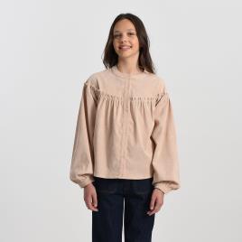 Mini Molly Blusa fluida, mangas compridas