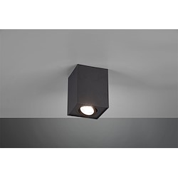 Candeeiro de teto BISCUIT 1 LÂMPADA GU10 PRETO