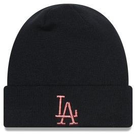 New Era Los Angeles Dodgers Metallic Logo 9forty Beanie   Mulher