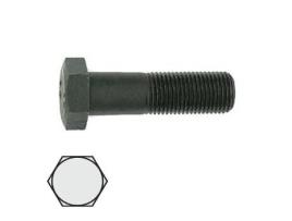 Tornillo cabeza hexagonal din 931 calidad 8.8 negro largo 120mm metrica m-14