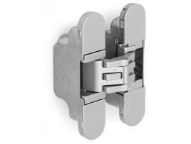 Bisagra invisible autocentrante k-2700 acabado cromo satinado (caja 12)