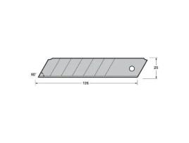 Cuchilla p/cutter 25mm (10und) tajima mod.lcb-65.