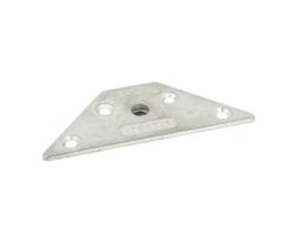 Placa 123x65 montaje kea m8 para patas mesa