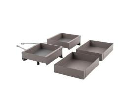 Kit de bandejas fly box modulo modulo 900