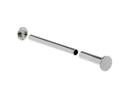 Tubo cromado ø25 p/2bandejas mueble bajo
