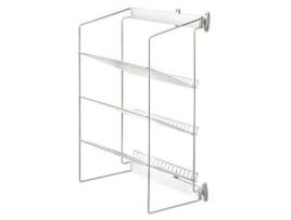 Extraible lateral 3 zapatero metalico h789 cromo con guías extracción parcial f306xf504 dream