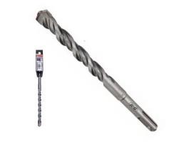 Broca para martillo sds-plus 2 puntas doble canal largo 250mm broca 16mm